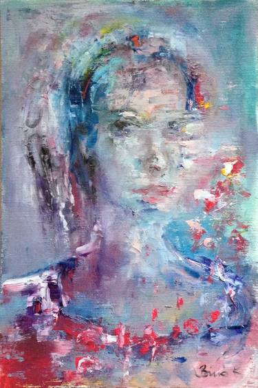 Original Abstract Portrait Paintings by Konrad Biro