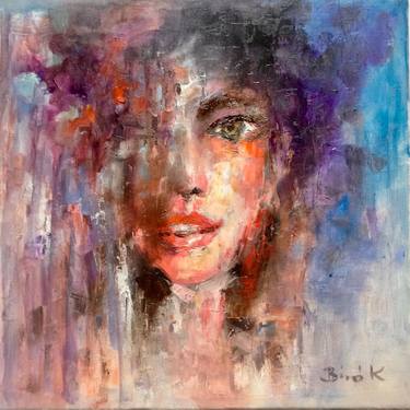 Print of Abstract Portrait Paintings by Konrad Biro