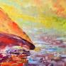 Oil on wood panel
Surreal landscape Honor of Stephen King