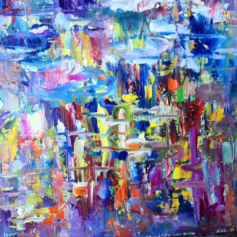 Original Abstract Nature Painting by Konrad Biro