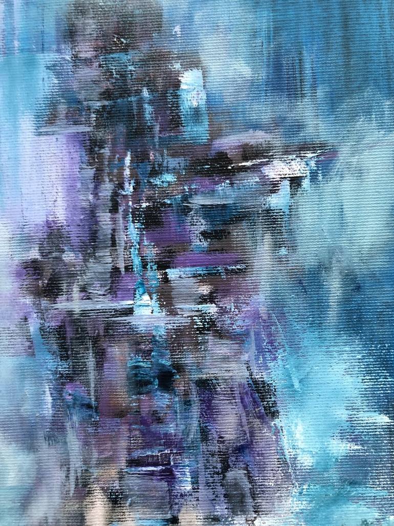 Original Modernism Science/Technology Painting by Konrad Biro