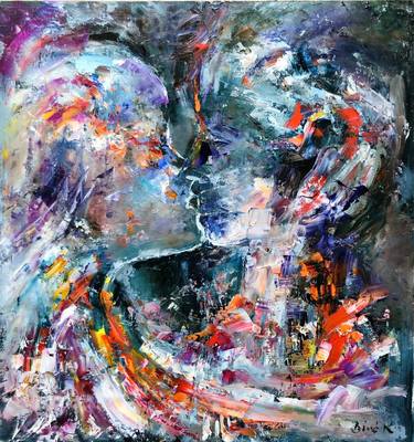 Print of Abstract Love Paintings by Konrad Biro