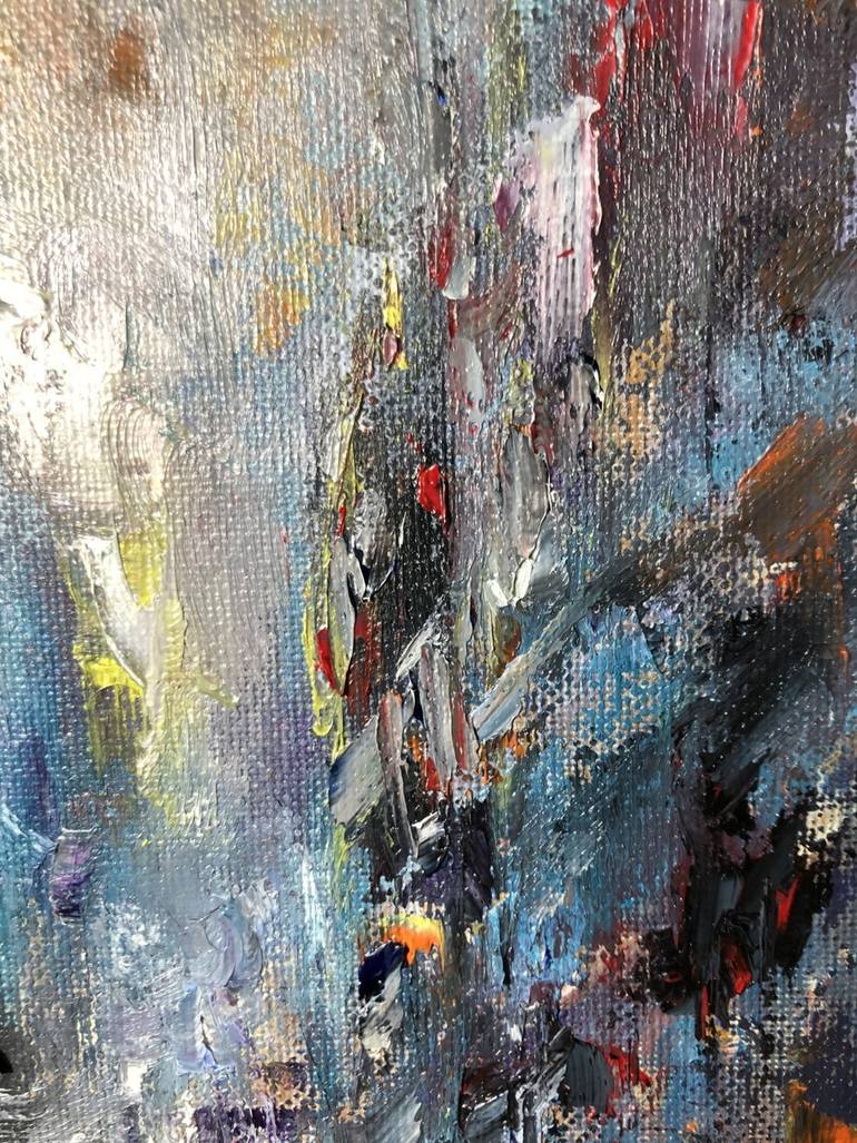 Original Expressionism Cities Painting by Konrad Biro