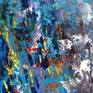 Acrylic and oil on Wood
Abstract impressionism art