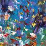 Acrylic and oil on Wood
Abstract impressionism art