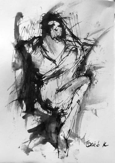 Print of Figurative Love Drawings by Konrad Biro