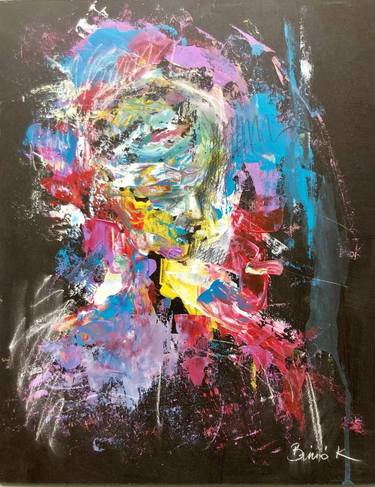 Print of Abstract Portrait Paintings by Konrad Biro