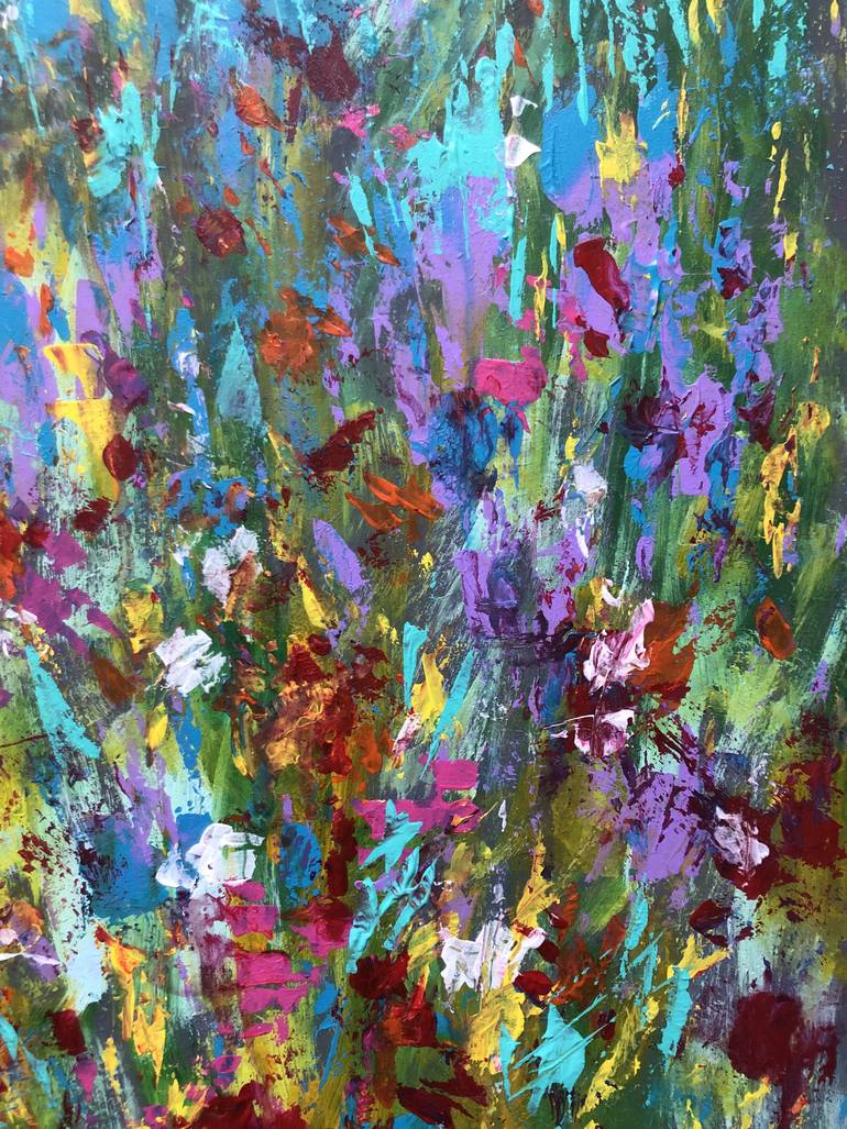 Original Abstract Nature Painting by Konrad Biro