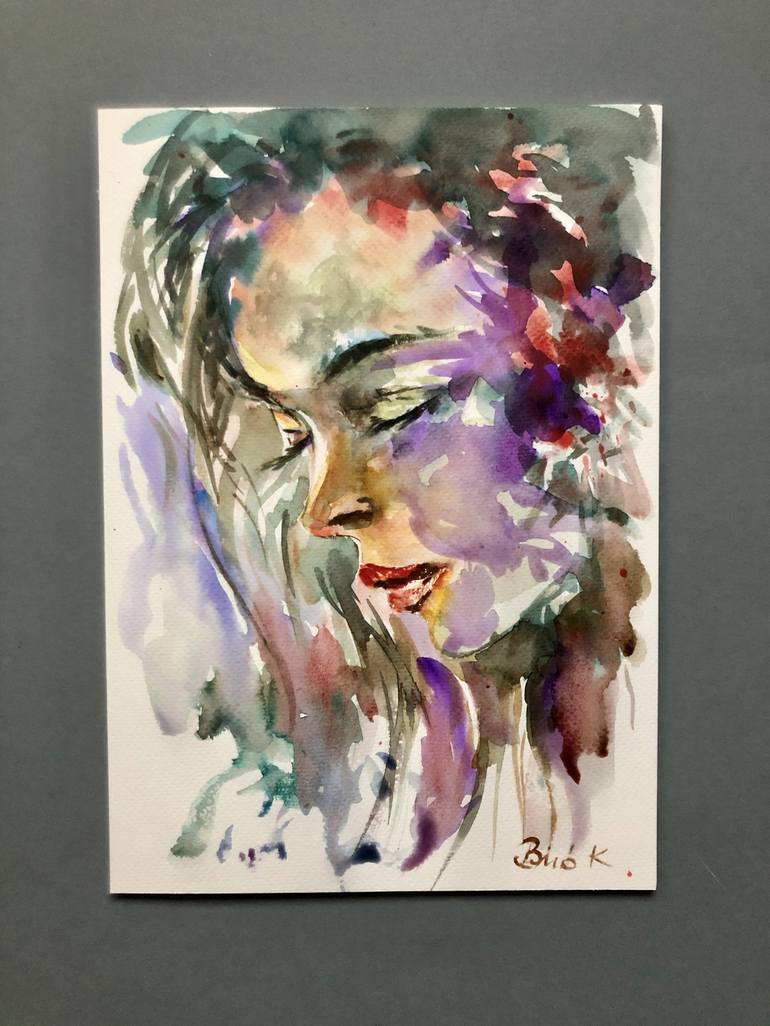 Original Figurative Portrait Painting by Konrad Biro