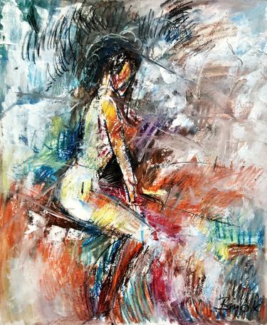 Print of Abstract Nude Paintings by Konrad Biro