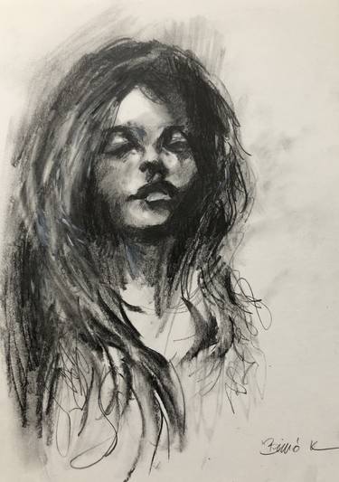 Print of Figurative Portrait Drawings by Konrad Biro