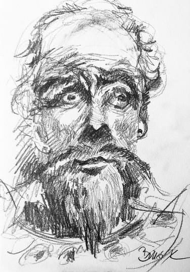 Print of Portrait Drawings by Konrad Biro