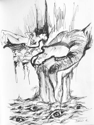 Print of Fantasy Drawings by Konrad Biro