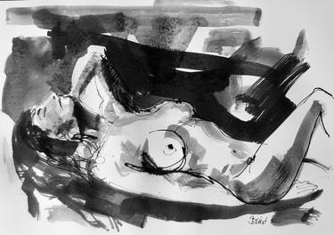 Print of Figurative Nude Drawings by Konrad Biro