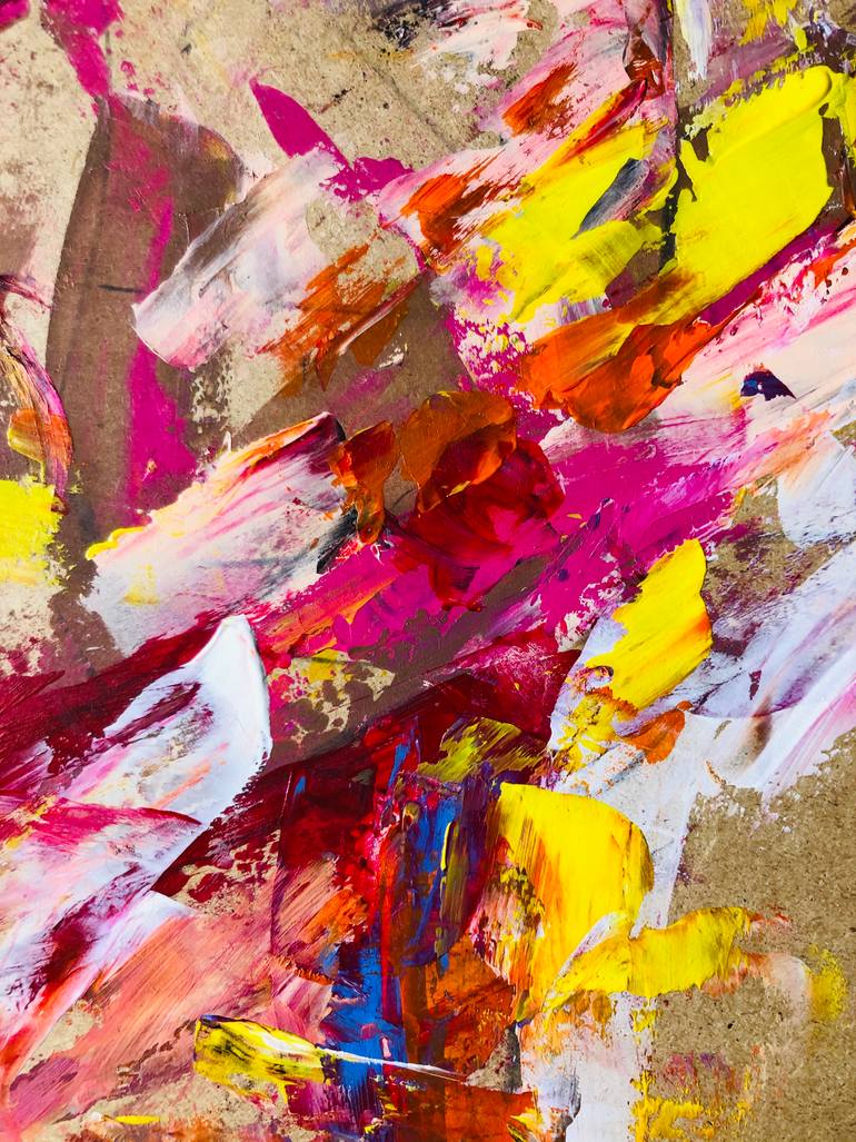Original Abstract Women Painting by Konrad Biro