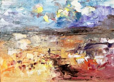 Print of Expressionism Landscape Paintings by Konrad Biro