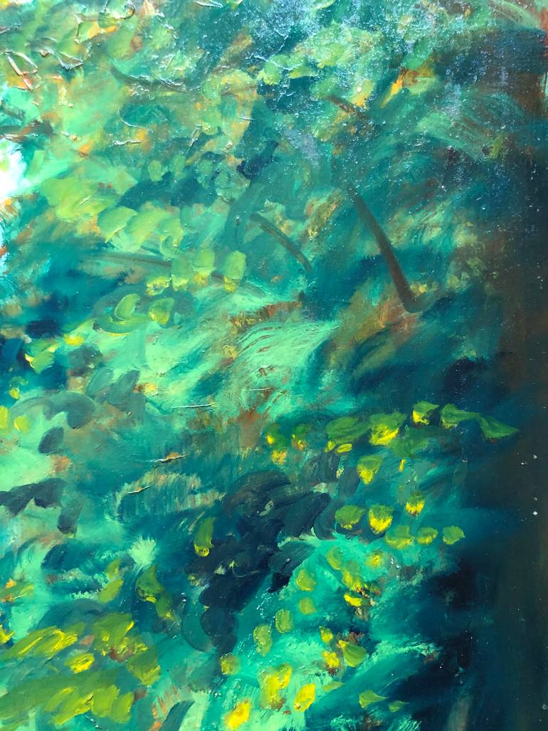 Original Expressionism Landscape Painting by Konrad Biro