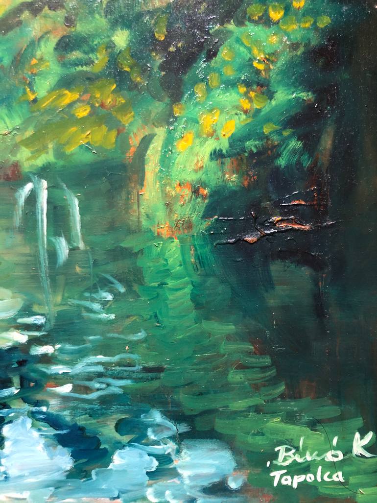 Original Expressionism Landscape Painting by Konrad Biro