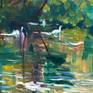 One of the most beautiful places in my hometown, this picture is painting made about 20 years ago.Miskolc Hungary (Tapolca boating lake)
Saatchi Art Catalog
Spring 2016, Vol. 2
Fall 2017 Vol.1.
2018.High Art Award in Hungary. Bela Kondor Fine Arts Award.
I also send a handwritten or drawn thank you letter.