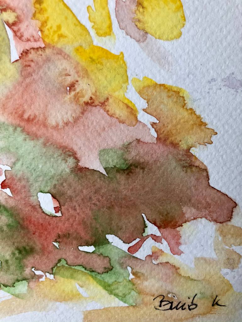 Original Abstract Landscape Painting by Konrad Biro