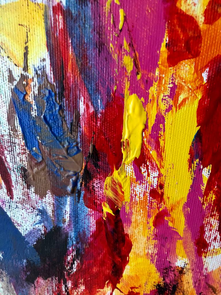 Original Expressionism Abstract Painting by Konrad Biro