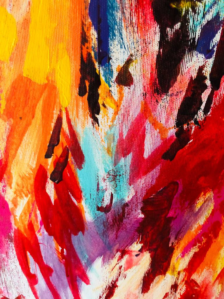 Original Expressionism Abstract Painting by Konrad Biro