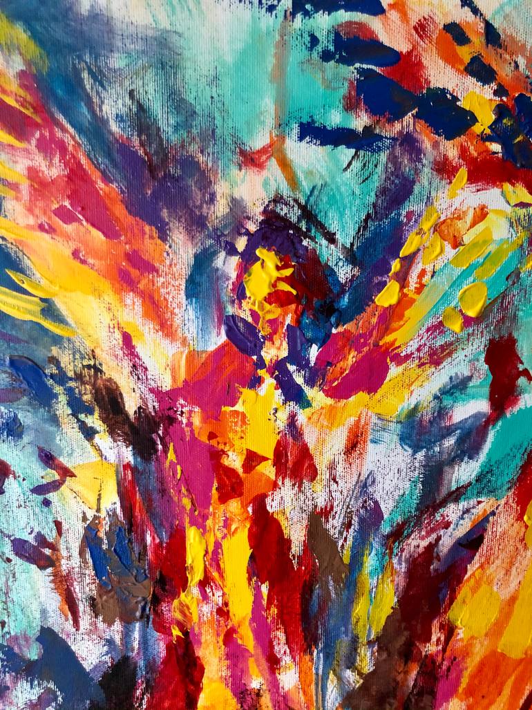 Original Expressionism Abstract Painting by Konrad Biro