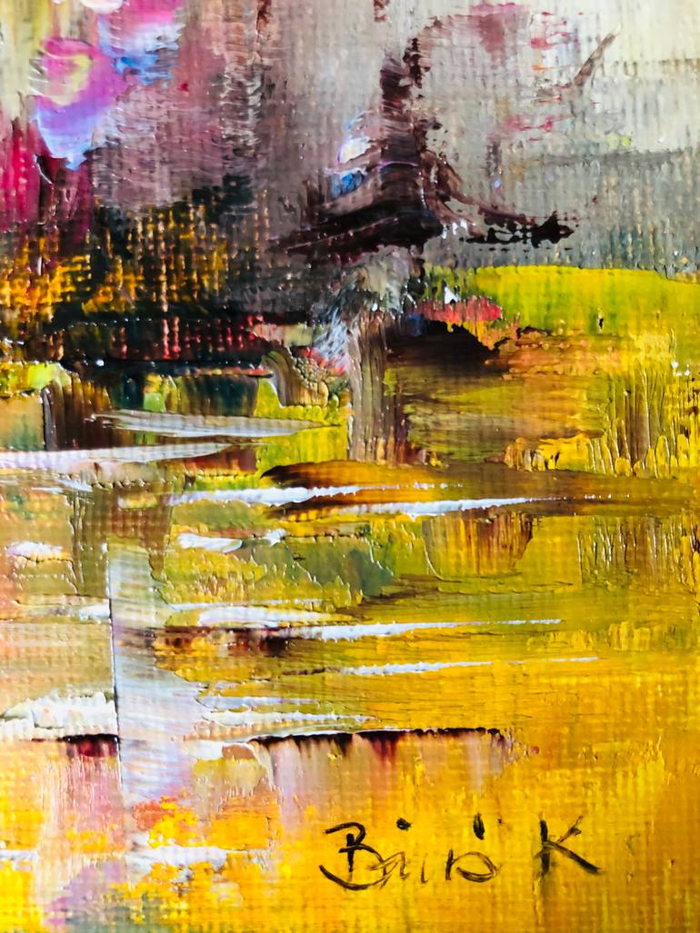 Original Expressionism Abstract Painting by Konrad Biro