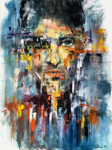 Print of Abstract Portrait Paintings by Konrad Biro