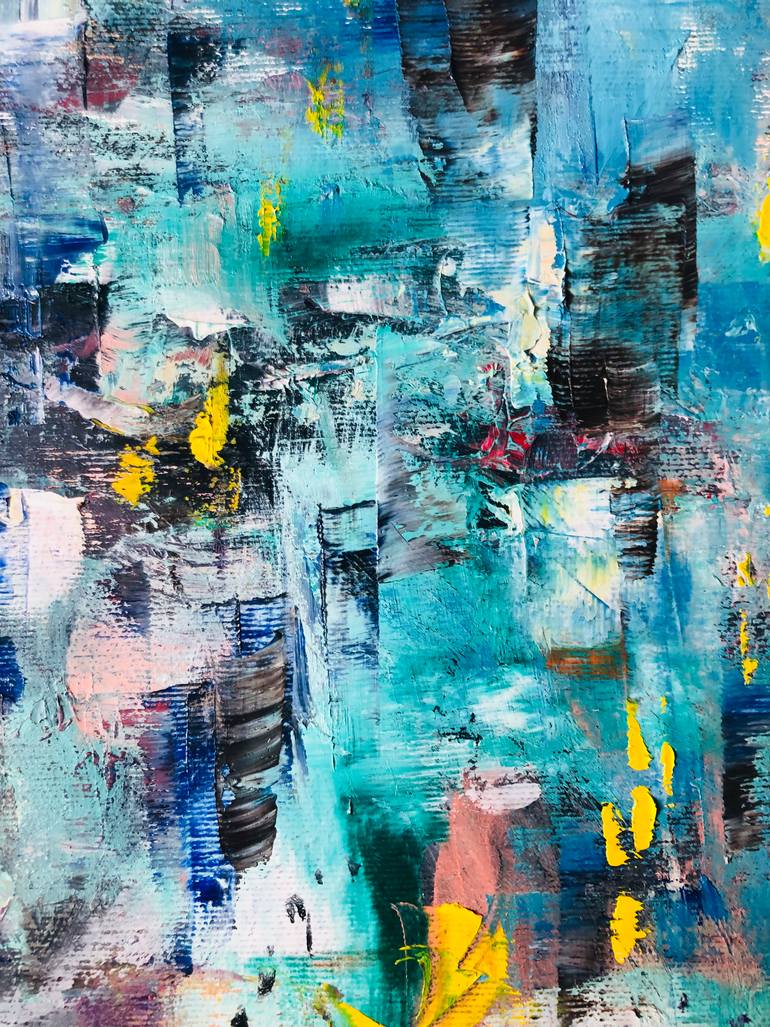 Original Expressionism Abstract Painting by Konrad Biro