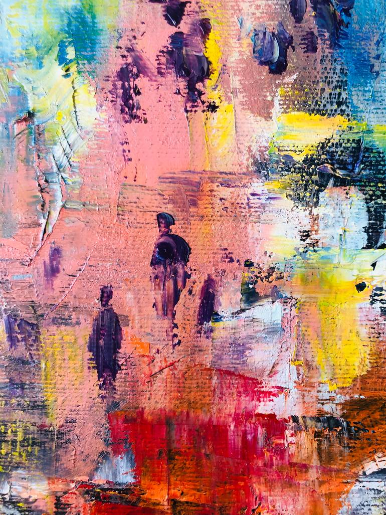 Original Expressionism Abstract Painting by Konrad Biro