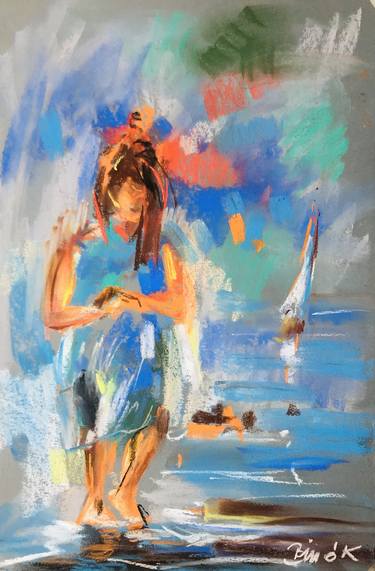 Original Women Paintings by Konrad Biro