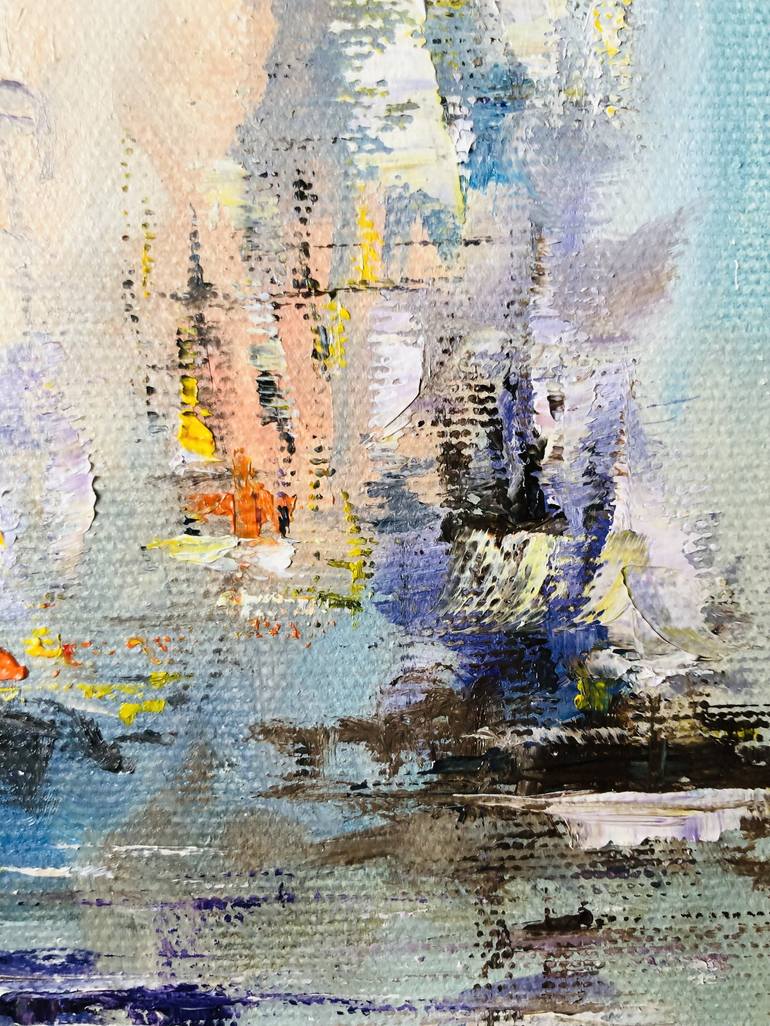 Original Expressionism Abstract Painting by Konrad Biro