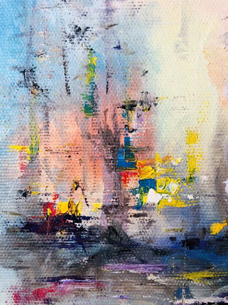 Original Expressionism Abstract Painting by Konrad Biro