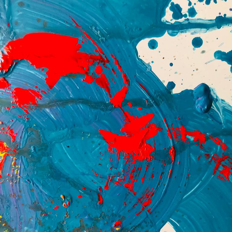 Original Expressionism Abstract Painting by Konrad Biro
