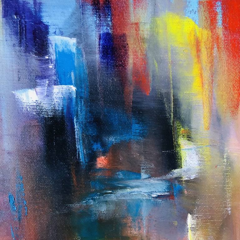 Original Abstract Painting by Konrad Biro