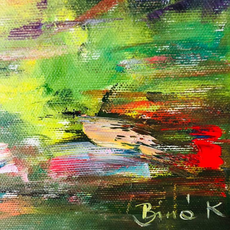 Original Expressionism Landscape Painting by Konrad Biro