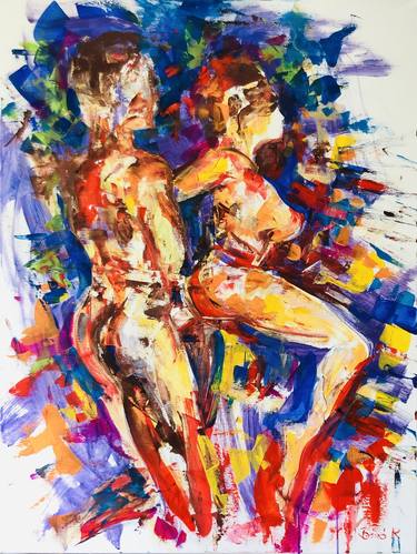 Print of Abstract Erotic Paintings by Konrad Biro