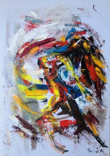 Print of Expressionism Abstract Paintings by Konrad Biro