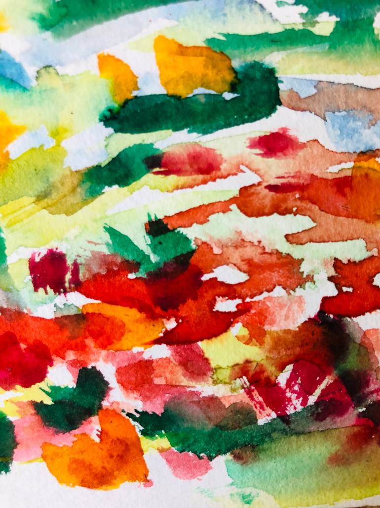 Original Impressionism Landscape Painting by Konrad Biro