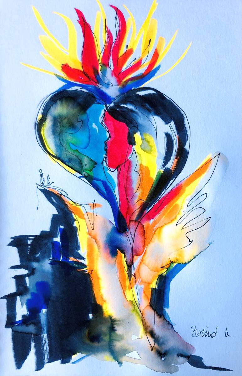 Print of Expressionism Culture Paintings by Konrad Biro