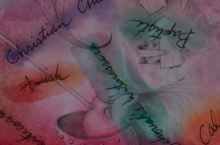 Original Conceptual People Painting by Hank Taylor