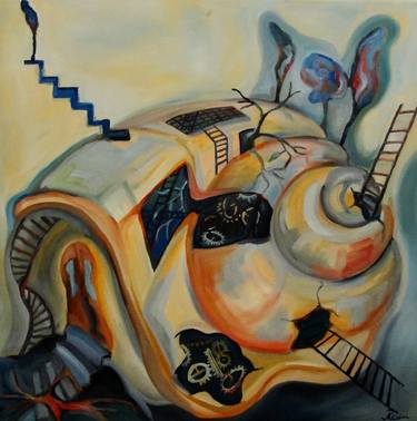 snail, oil painting thumb