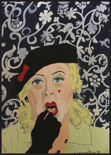 Original Pop Art Celebrity Paintings by L Lovenstein