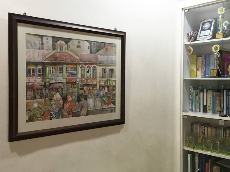 Original Other Architecture Painting by Mahmud Bin Mohd Jusan