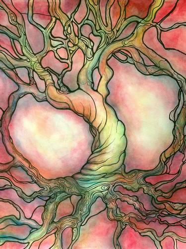 Print of Tree Paintings by Jennie Dschaak