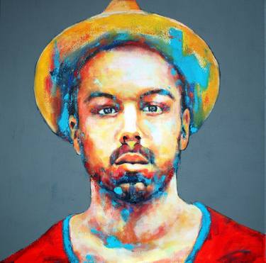 Original Figurative Pop Culture/Celebrity Painting by Pascale White