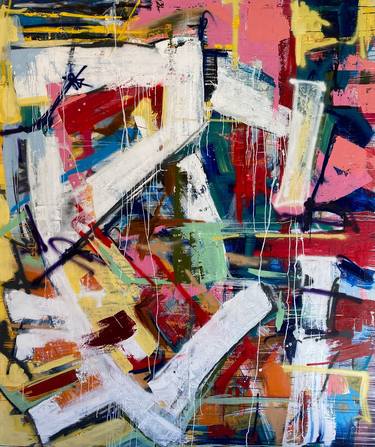 Original Abstract Expressionism Abstract Paintings by Seb Sweatman