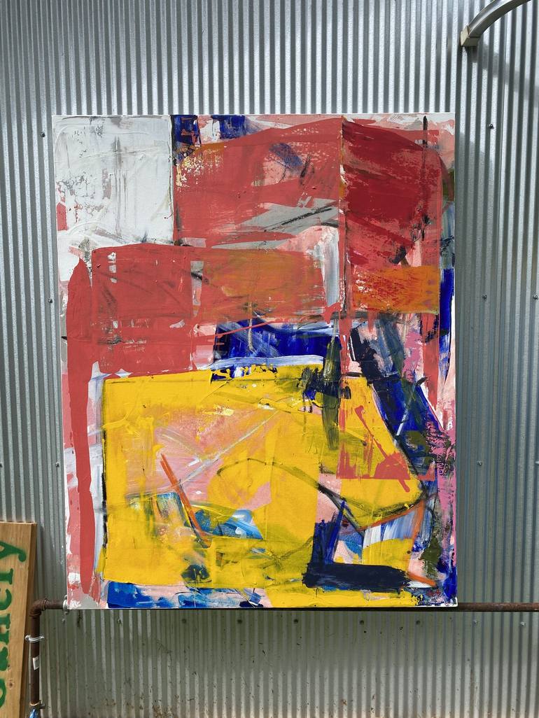 Original Abstract Expressionism Abstract Painting by Seb Sweatman