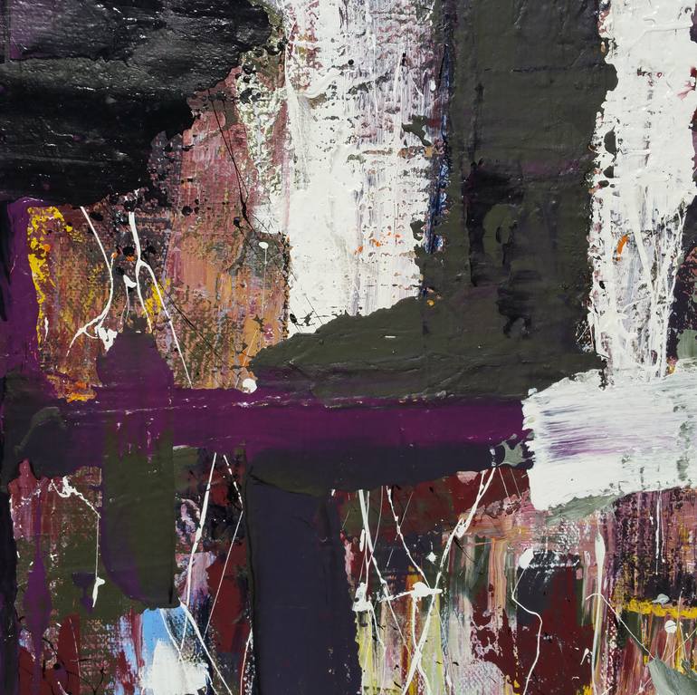 Original Abstract Expressionism Abstract Painting by Seb Sweatman